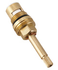 Built Like A Tank Brass Faucet Cartridge With Ceramic Valve Cores For No Nonsense Plumbing Repairs Heat Resistant And Smooth Glide Reliably Handles Daily Wear brass faucet cartridge close-up with ceramic valve core and metal threads.