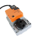 Top Shelf 10 Nm Rotary Actuator For Ventilation Ducts With Sick Valve Adjustment Manual Override, 24 Volt motor, compact design.