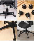 Non-Slip Furniture Feet Chair Glides For Carpet Heavy Duty Office Chair Wheels Replacement Protect Floors Versatile Iron And PP Material