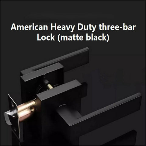 Privacy Door Handles With Heavy Duty Matte Lever Hardware And Keyless Interior Knob Lockset For Bedroom And Bathroom No Key Hassle