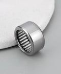 Two Pack B-128 Needle Bearing Set In Bearing Steel Heavy Duty Three Quarters Inch Inner Diameter One Inch Outer Diameter
