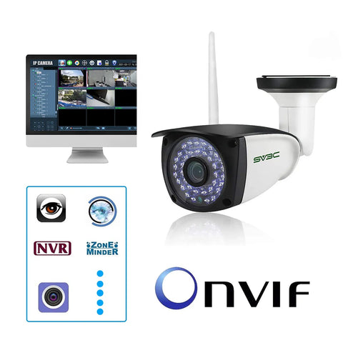 Outdoor WiFi Security Camera 2 Pack 1080P With Two Way Audio Crystal Clear Footage IP66 Waterproof Exterior Surveillance Cam Motion Detection ONVIF Compatible RTSP Ready Local SD Card Support Up To 128GB Easy Remote Viewing