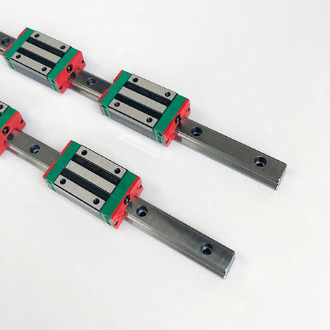 Two Piece Square Linear Guide Rail Set 1250mm HGH15CA Bearing Motion Slider For CNC, 3D Printing, And Semiconductor Equipment, High Precision, Low Backlash, Stable Alignment, Durable Guide Core.