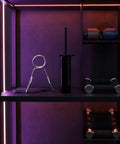 Heavy Duty Weight Stack Pin For Home Gym Selector Fits Smoothly Into Strength Machines, 150mm metal pin displayed on black shelf.