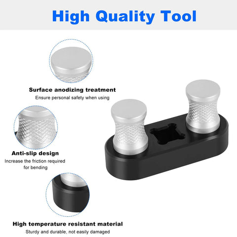 Heavy Duty Wire Bender Tool For Cable Wiring Electrical Services shows aluminum handles with anti-slip design for safe use.