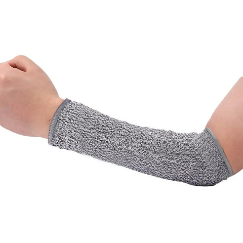 Cut Resistant Sleeves HPPE Arm Guards EN388 Level 5 Protection Bite Proof Anti Abrasion for Garden Home Hiking 40 Cm