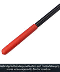 Red plastic dipped handle of Adjustable Tap Wrench Handle For 1/2 To 1-5/16 Inch Taps UNC UNF And Metric M13 M33 Thread Tap Holder