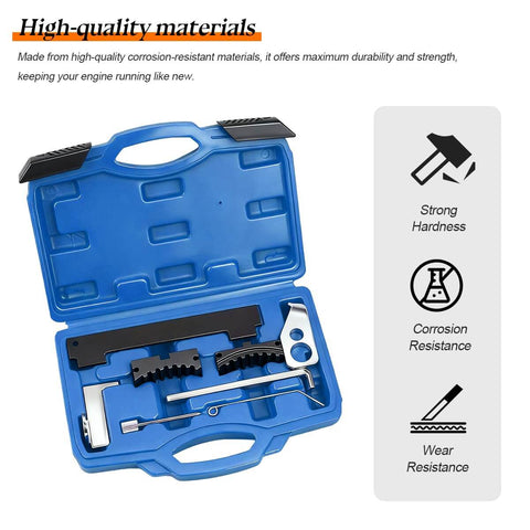 Car Timing Tool Kit For Camshaft Tensioning And Locking Alignment Belt Set Engine Timing Accessories in blue case