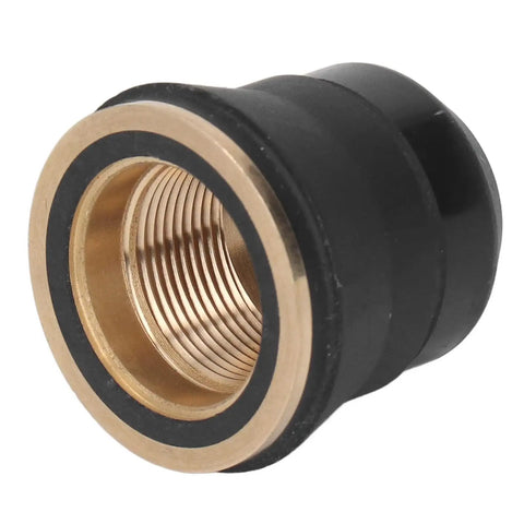 Copper nozzle from 13 Piece Plasma Cutter Torch Accessory Kit With Copper Nozzles And Electrodes For Quick Clean Cuts.
