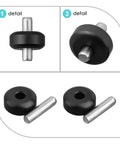Detailed view of Caster Wheel Replacement For Floor 3 S3 Breeze And IFLOOR 3 Robot Vacuum With Metal Axle Replacement Roller Wheel