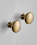 Six Pack Cabinet Knobs In Brushed Bronze Solid Zinc Alloy Drawer Handles For Kitchen Hardware Dresser Knob Single Hole Cabinet Pulls