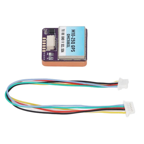 M10-25Q Pro Grade GPS Module For FPV Racing Drones With High Sensitivity Tracking And 72 Channels, 10Hz Refresh, Ceramic Antenna