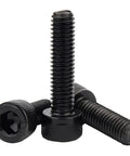 Tough As Nails M8 Hex Socket Head Cap Screws And Bolts Assorted Lengths With Included Allen Wrenches Grade 12.9 Alloy Steel black oxide finish