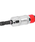 Straight Up Heavy Duty Air Die Grinder With Alloy Steel Housing And Precision Matched Motor Assembly Running Smooth As Butter And Kicking Serious Grinding Power, showcasing its durable design and attachments.