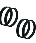 Replacement 4 Inch Rubber Bandsaw Tire Set Pack Of 4 For Compact Saws Fits 2629 20 2629 22 6242 6 2429 20 2429 21XC 45 69 0030 Beefed Up Durable Rubber Tires