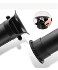 No Sweat Heavy Duty Electric Coffee Knock Box With Automatic Ground Disposal For Large Capacity Espresso Bars, black polymer material, user demonstrating usage.