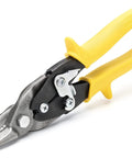 Crescent Wiss MetalMaster compound-action snips, 9-3/4 in, yellow handles, side view