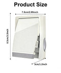 Side view of the 2 Pack Sliding Door Lock for Glass Doors and Windows, Child Safety Lock for Patio Doors and Closets, No Drilling Required, Easy to Install.