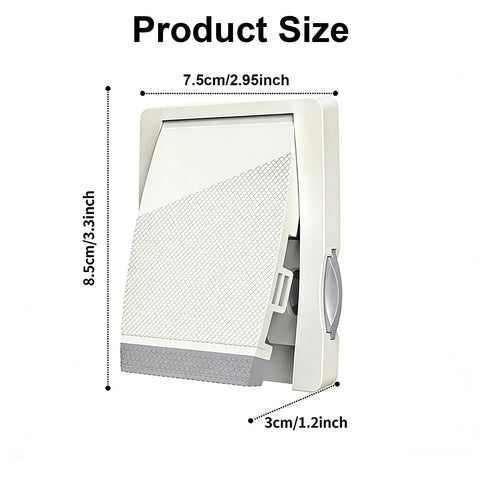 Side view of the 2 Pack Sliding Door Lock for Glass Doors and Windows, Child Safety Lock for Patio Doors and Closets, No Drilling Required, Easy to Install.