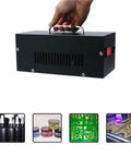Top Notch Led Uv Curing Light At 8000W Powers Through Resin Hardening And Pcb Repair Without Cooking Prints Featuring Zero Heat Design For Sla Dlp 3d Printers And Real Deal Diy Builders Who Want Slick Results, shown from a side angle while being held.