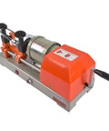 Heavy Duty 110V Metal Cutter With Electric And Manual Dual Mode Operation, 4 Sided Slotting, Dust Guard, Pro Grade, Compact Safe Build