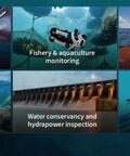 Beast Pro Industrial Grade Underwater Drone with Upgraded Intelligent Flight Control System in various inspection scenarios