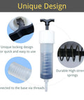 Unique design of the Automatic Injector Concrete Foundation Crack Repair Kit For Foundations And Walls with locking and spring features.
