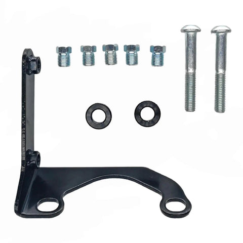 Beefed Up Universal Brake Proportioning Valve And Mounting Bracket Line Kit With Adjustable Dial Control including bracket and bolts.