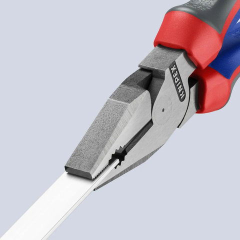 High Leverage 8 Inch Combination Pliers Multi Component Pro Grade Tool cutting wire with durable comfort grip