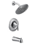 Eva Tub Shower System With Rain Showerhead Chrome Finish Valve Not Included No Fuss Install Requires Posi Temp Valve