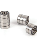 Set Of 10 8x16x5mm Rubber Sealed Ball Bearings 688 2RS For Rail Linear Motion Systems 3D Printer Parts Industrial Automation Equipment Smooth Glide And Low Friction, three bearings