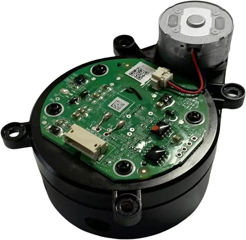 Laser Distance Sensor Replacement For Roborock Q Revo And P10 Robot Vacuum LiDAR Module showing top view with circuit board and motor