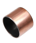 Hella Smooth Oilless Sleeve Bearing 60Mm Bore 65Mm Outer Diameter 50Mm Length Carbon Steel Sintered Bronze Plain Bushing close-up.