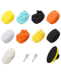 Pro Grade 22 Piece Drill Buffing Pads Kit For Car Polishing Smoothing And Waxing With 16 Foam 3 Inch Pads 2 Wool Buffers