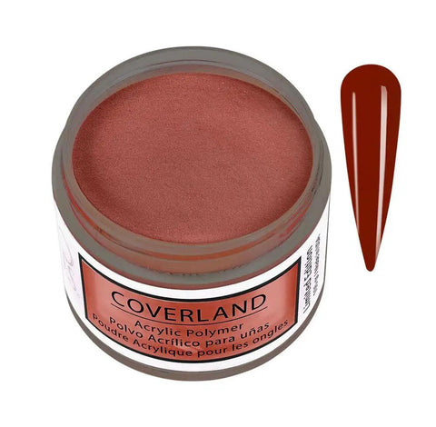 Autumn Indulgence Acrylic Nail Powder Set 6 Pc 1.5 Oz Each Fall Collection for Nail Art shown in a jar with color swatch