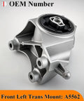 Beefed Up Engine And Transmission Mount Kit For 2010 2011 Through 2017 Captiva Equinox Terrain 2 4L Front Left Trans Mount A5562
