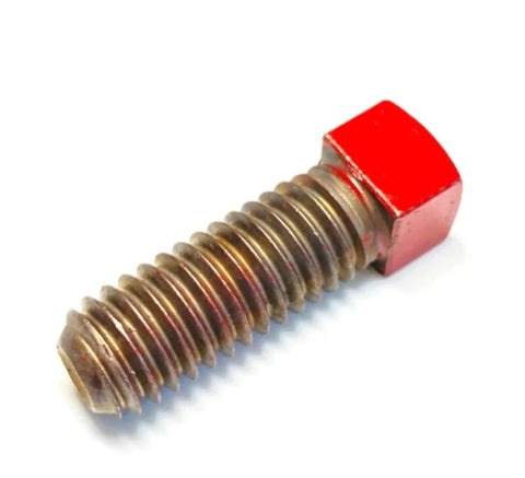 Red square head screw from Garage Door Torsion Spring Screws Kit Pro Grade Heavy Duty Set Of 10 Red Three Eighths Inch By One Inch Replacement Hardware For Torsion Spring Systems Ready For Easy, Reliable Garage Door Repair