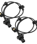 Two black ABS wheel speed sensors with connectors for front wheels (Honda HR-V 2016-2020)