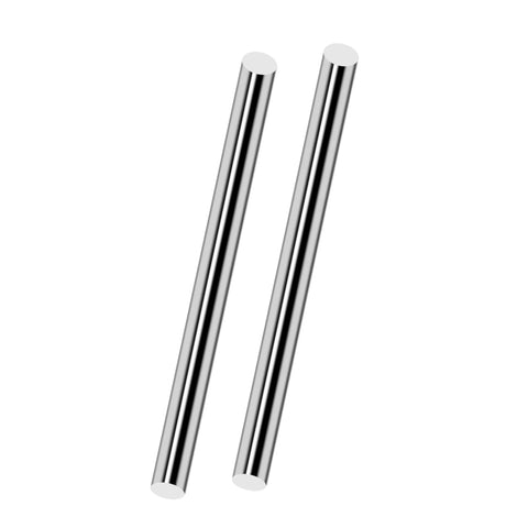 2 Pcs 16 Inch Length Five Eighths Inch Diameter 304 Stainless Steel Round Rods Solid Shaft For Industry Hobbyist DIY Craft And Metalworking Projects