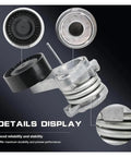 High Performance Drive Belt Pulley Tensioner Kit For BMW E82 E90 E91 E60 2006-2013 Fits Vibration Damping Crankshaft Repair Super Cool And Reliable Parts, steel pulley close-up