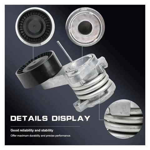 High Performance Drive Belt Pulley Tensioner Kit For BMW E82 E90 E91 E60 2006-2013 Fits Vibration Damping Crankshaft Repair Super Cool And Reliable Parts, steel pulley close-up