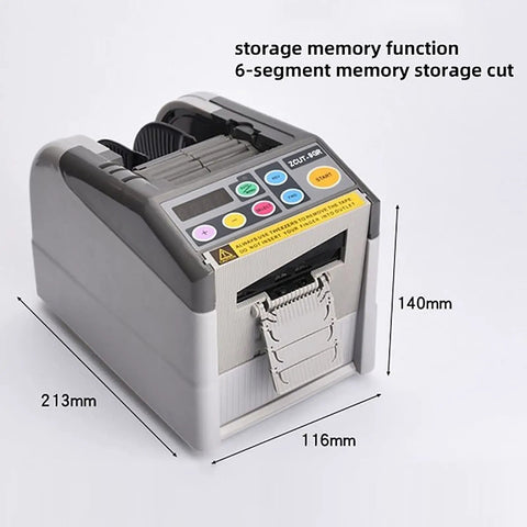 Automatic Tape Dispenser And Heavy Duty Cutting Machine With Bright Led Digital Panel, 116mm x 213mm x 140mm size.