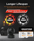 High Endurance Mlc Micro SD Card Built Tough For Dash Cams And Security Cameras with read/write life cycle visualization
