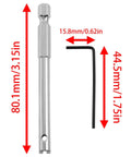 Must Have Pro Grade Spoke Wrench Bicycle Repair Kit With Tire Lever And Spoke Tie Tool 3.14 By 0.24 Inch tools with measurements visible