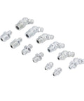 Top Grade Hydraulic Grease Fitting Assortment Kit 130 Pcs 12 Types Rustproof Zerk Fittings For Car And Machinery Maintenance Making Greasing Tasks Fast And Efficient For Mechanics And DIY Guys At Home Or Garage Using Solid Tools That Hold Up Well, 12 steel fittings