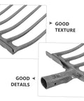 Close-up of Heavy Duty Steel Garden Fork detailing texture and attachment point for wooden handle.