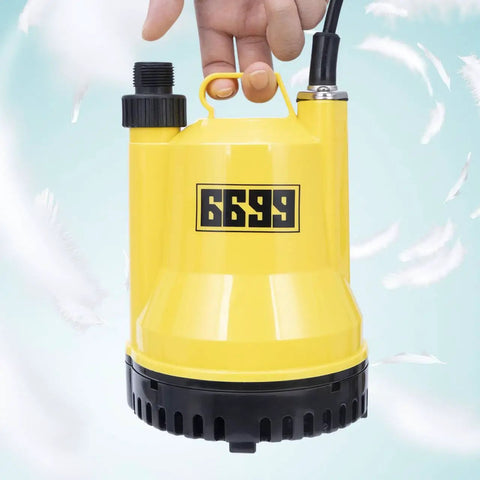 Submersible Water Pump One Quarter HP 1600 GPH Portable Thermoplastic Utility Pump Electric Transfer Pump With Ten Foot Cord