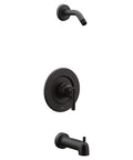 Tub And Shower Faucets And Accessories Matte Black Finish Dope Bath Faucet Set With Matte Black Trim Valves And Shower Head