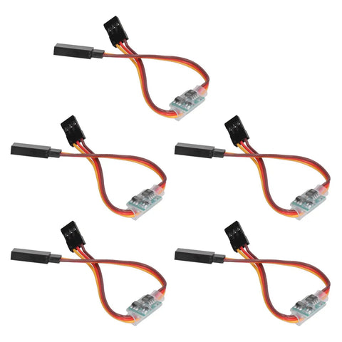 Five Pack RC Servo Reverser 3.6V To 24V 5A Universal RC Rotation Inverter for model aircraft
