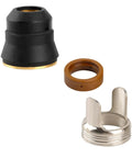 Tip Kit Replacement for Titanium Plasma Cutter Pro Grade Nozzle Tip Shield Cap Set Fits 45 and 65 Torch Models IPT-45 IPT-65